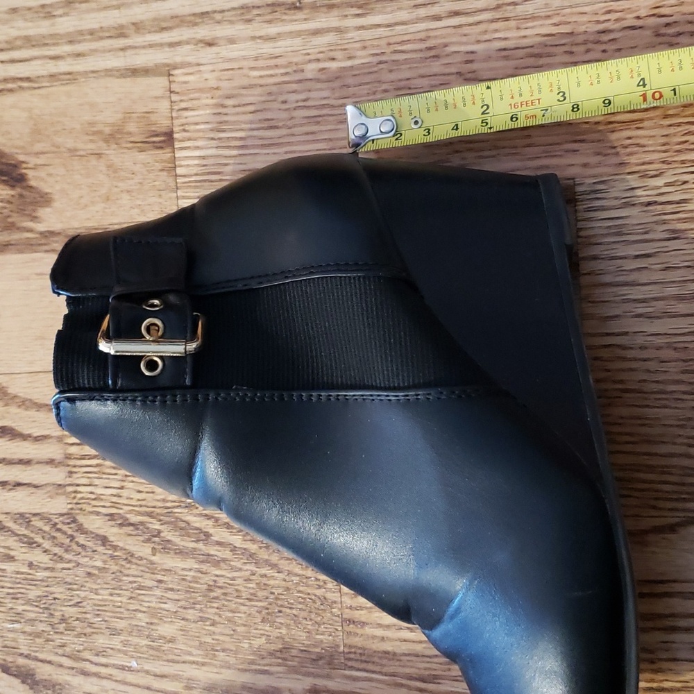 (6) Ardene Wedge Ankle Booties Classic Casual Minimalist Comfort Foam Fancy - Picture 9 of 11